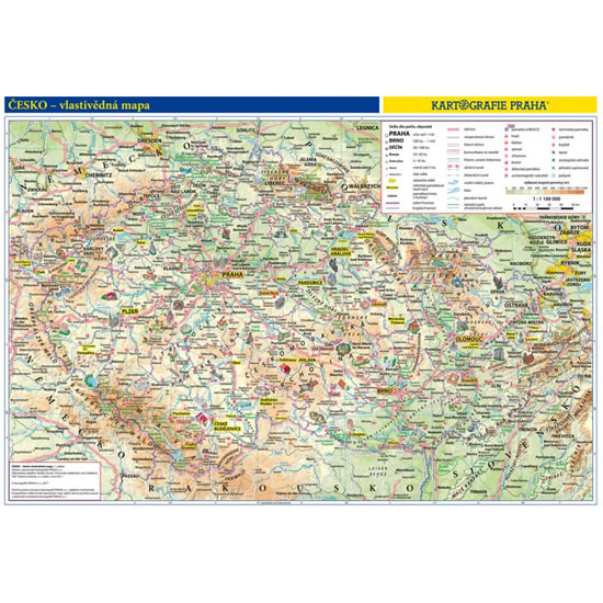 Česko – příruční vlastivědná mapa 1:1