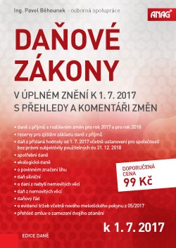 Daňové zákony - P. Běhounek – odborná spolupráce