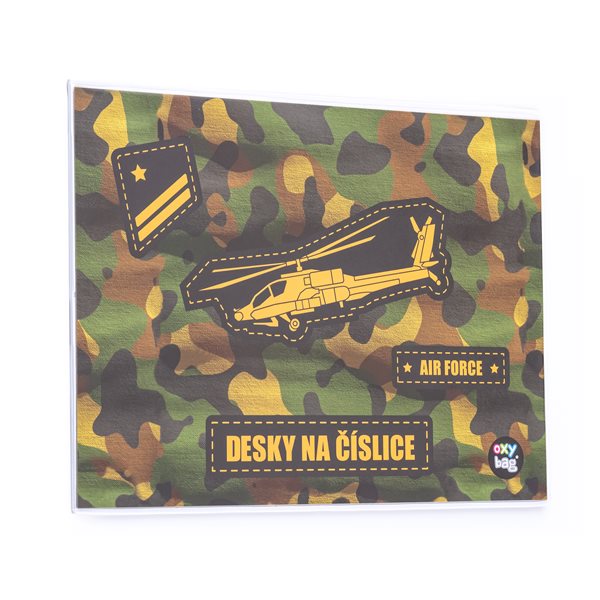 Desky na číslice - Helikoptéra