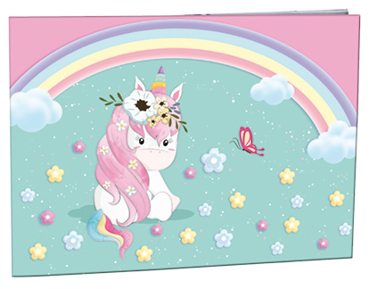 Desky na číslice Stil - Rainbow Unicorn