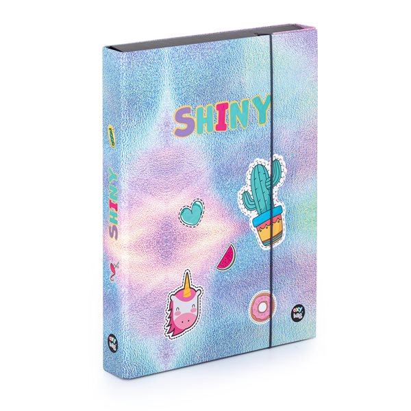 Desky na sešity s boxem A4 Jumbo OXY STYLE MINI - Shiny
