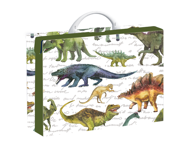 Dětský kufřík lamino hranatý - Dino