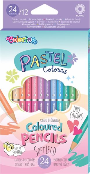 Pastelky Colorino - pastelové