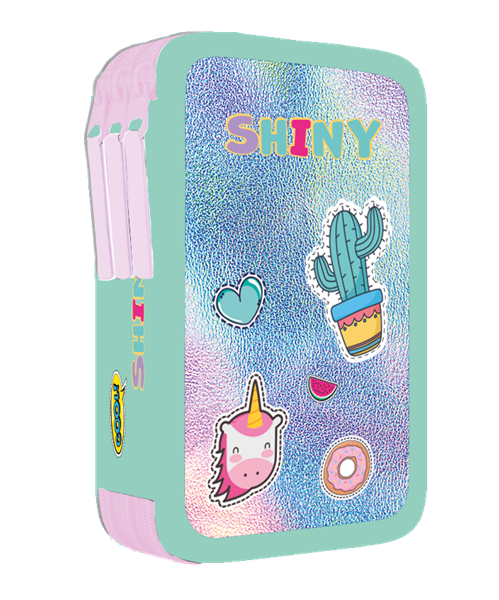 Penál 3patrový prázdný OXY - Shiny