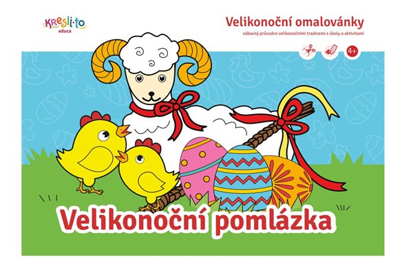 Velikonoční pomlázka - Velikonoční omalovánky