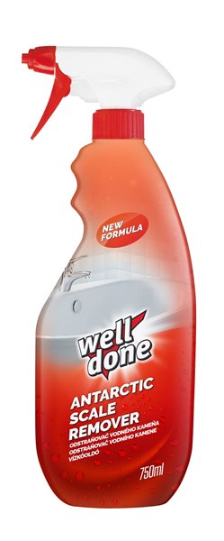 Well Done Odstraňovač vodního kamene ANTARCTIC - 750 ml s rozprašovačem