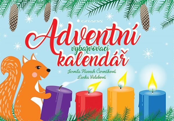 Adventní vybarvovací kalendář - Čermáková Hannah Jarmila