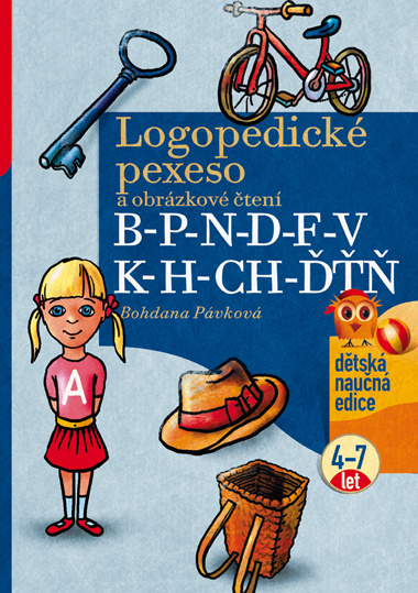 Logopedické pexeso a obrázkové čtení B - P - N - D - F - V - K - H - CH - ĎŤŇ - Pávková Bohdana - A4
