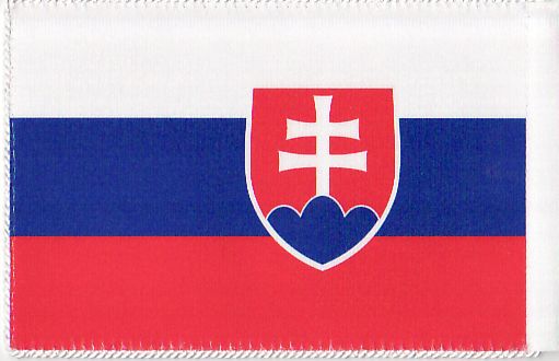 Stolní vlaječka Slovensko - praporek s návlekem - 11x16