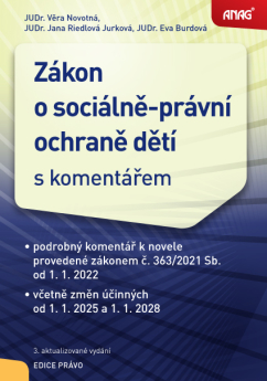 Zákon o sociálně-právní ochraně dětí 2022 - JUDr. Věra Novotná