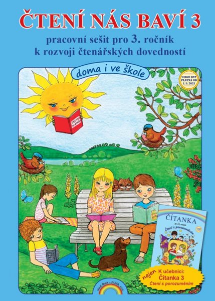 Čtení nás baví 3 - pracovní sešit pro 3. ročník k rozvoji čtenářských dovedností - Mgr. Lenka Andrýsková - A4