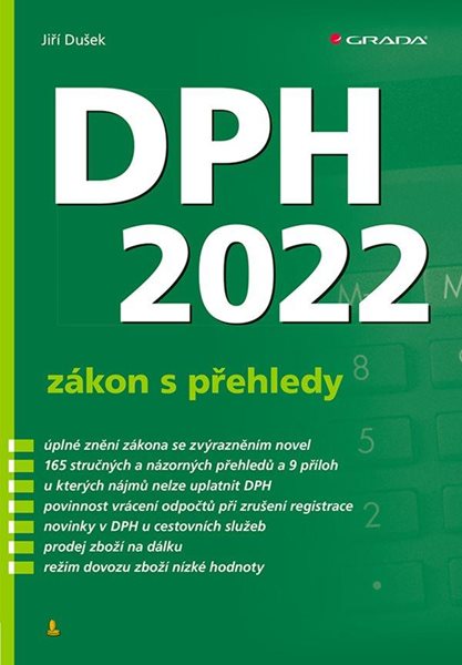 DPH 2022 - zákon s přehledy - Dušek Jiří