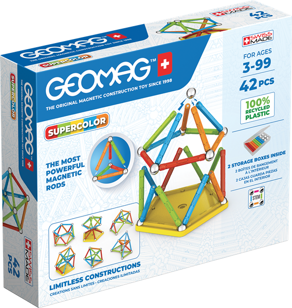 Geomag Supercolor Recycled 42 ks