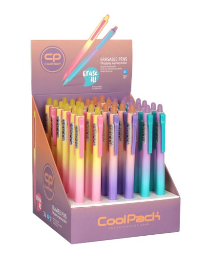 Gumovatelné pero Colorino - Cool Pack pastel