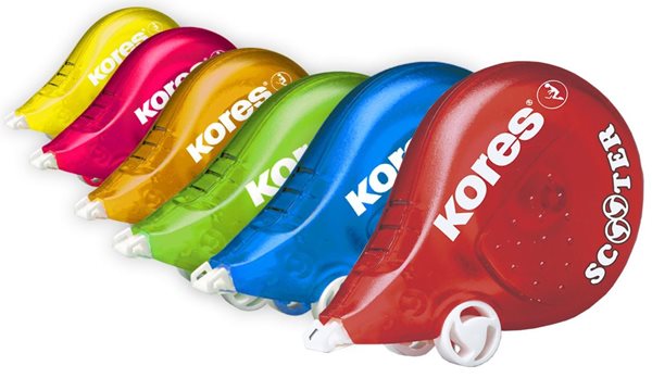 Kores Korekční strojek SCOOTER IN COLOURS 8 m × 4