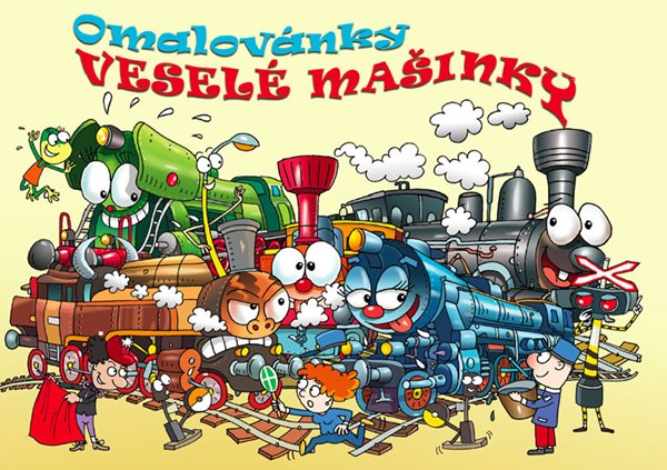 Omalovánky Veselé mašinky - neuveden