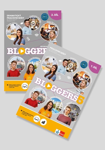 Bloggers 5 (A2) – 2dílný prac. sešit + žákovská licence