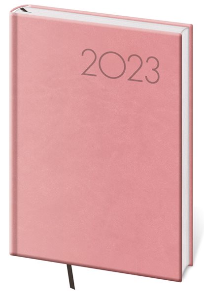 Diář 2023 denní A5 Print - růžová - 14