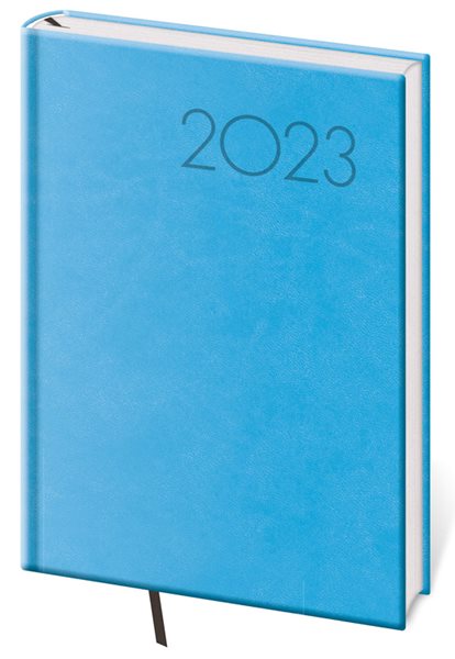 Diář 2023 týdenní A5 Print - světle modrá - 14
