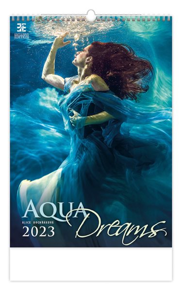 Kalendář nástěnný 2023 Exclusive Edition - Aqua Dreams - 34x48