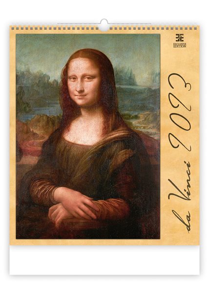 Kalendář nástěnný 2023 Exclusive Edition - Leonardo da Vinci - 45x52 cm