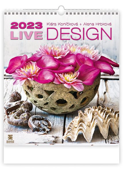 Kalendář nástěnný 2023 Exclusive Edition - Live Design - 45x52 cm