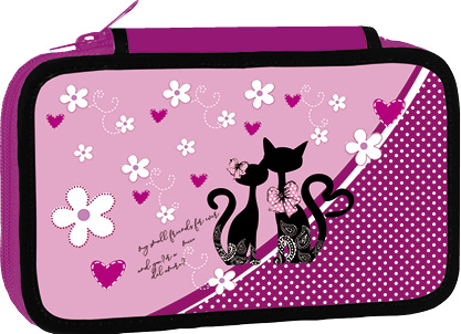 Školní penál třípatrový Stil - Cats Love