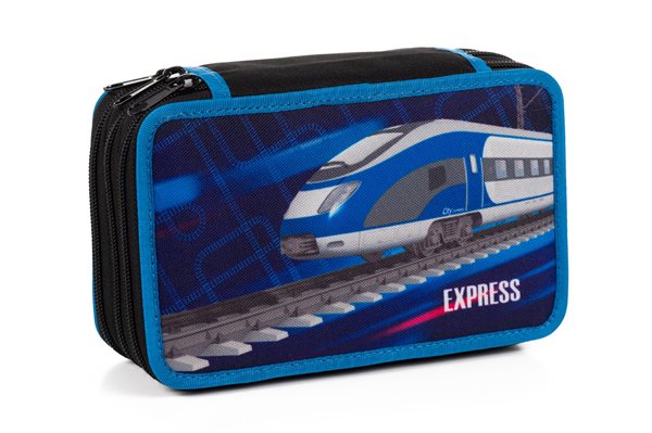 Školní penál třípatrový Stil - City Express
