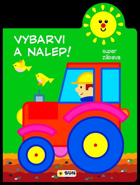 Traktor 2-3 roky: Vybarvi a nalep - neuveden