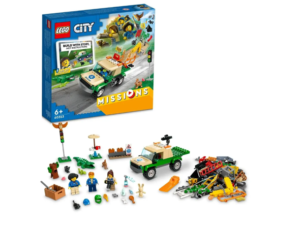 LEGO® City 60353 Záchranné mise v divočině