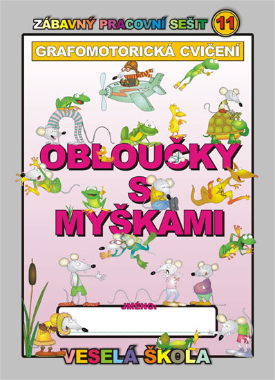 Obloučky s myškami (grafomotorická cvičení) - A5