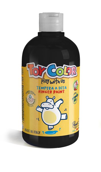 Prstová barva Toy Color - 500 ml - černá