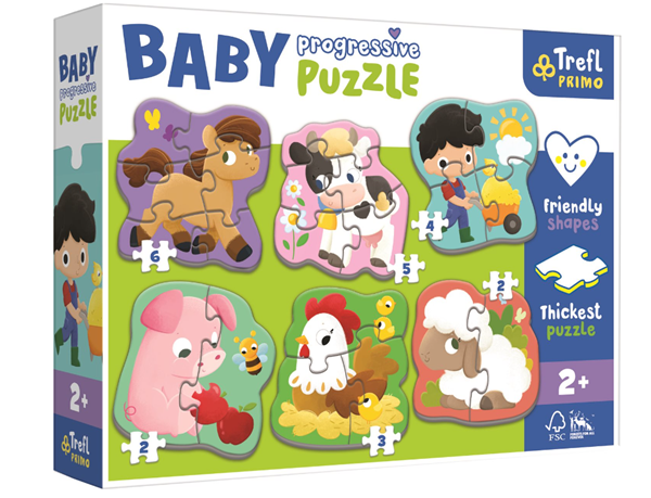 Baby puzzle Farma 6 v 1