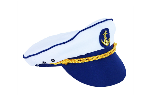 Čepice kapitán námořník pro dospělé