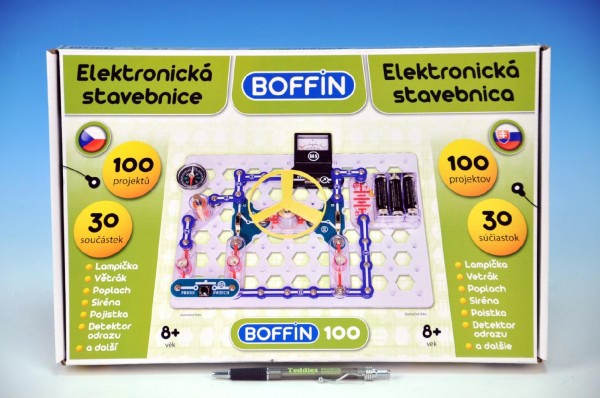 Elektronická stavebnice Boffin 100