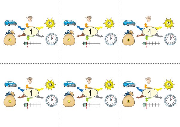 Myšlenkové mapy k Živé abecedě a Matýskově matematice 1. díl - A4