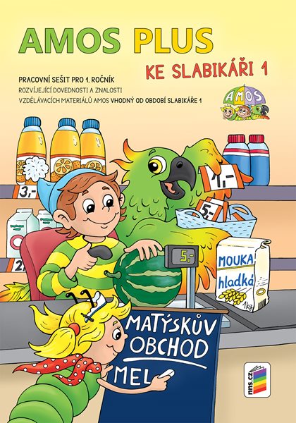 AMOS PLUS KE SLABIKÁŘI 1 se samolepkami - A4