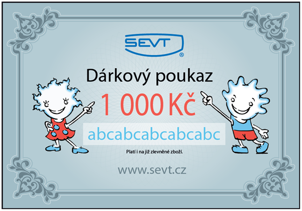 Dárkový poukaz SEVT 1000 Kč