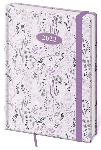 Diář 2023 denní A5 Vario - Lavender s gumičkou - 14