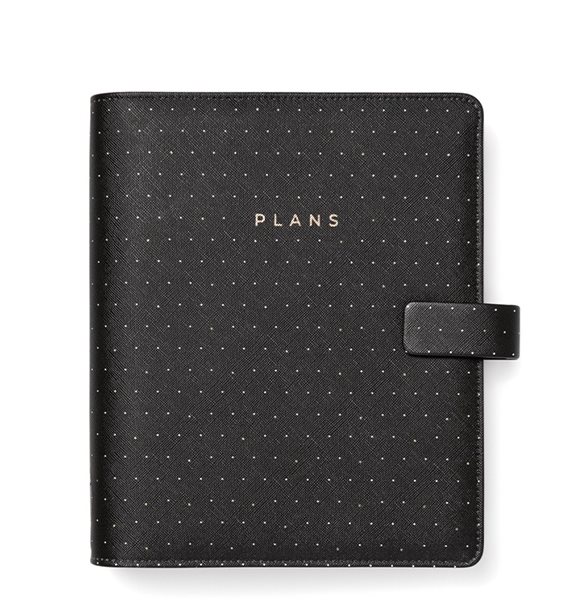 Filofax Kroužkový diář 2023 Moonlight černá A5