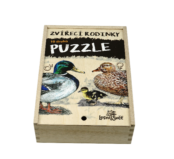 Puzzle - Zvířecí rodinky