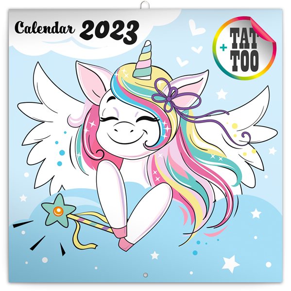 Kalendář nástěnný 2023 poznámkový