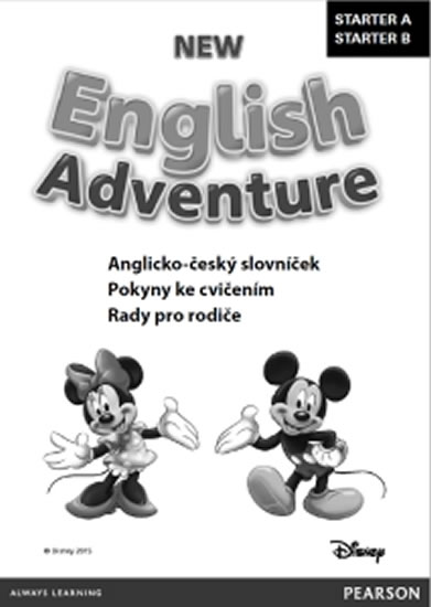 New English Adventure Starter A a B slovníček CZ - 210 × 148 mm