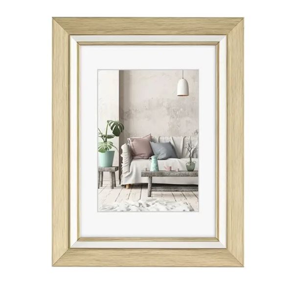 Plastový rámeček COZY 13 x 18 cm - přírodní
