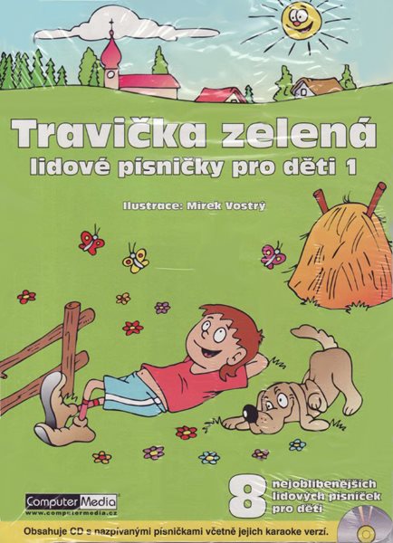 Travička zelená - lidové písničky pro děti 1 + CD