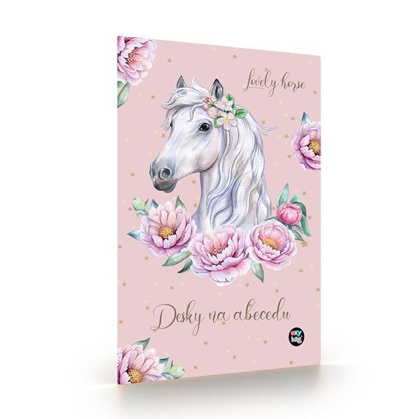 Desky na abecedu - Kůň romantic 2023