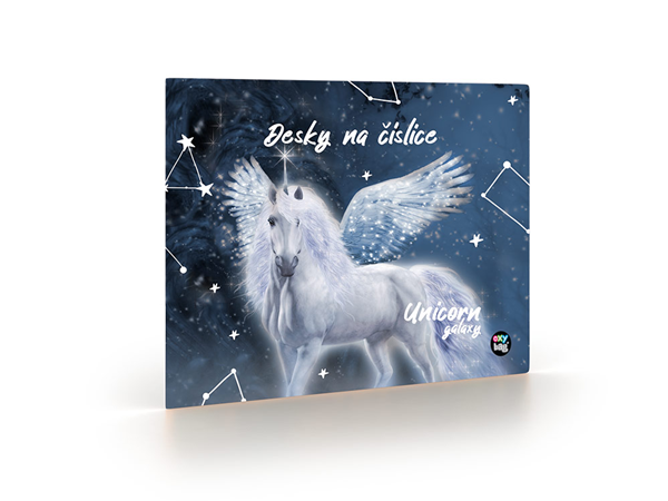 Desky na číslice - Unicorn galaxy