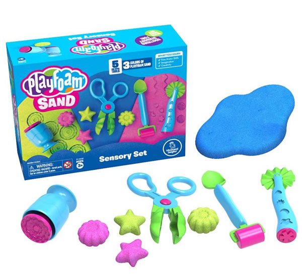 Playfoam® Sand - SMYSLOVÁ SADA s nástroji (Sensory set)