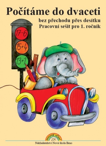 Počítáme do dvaceti bez přechodu přes desítku – pracovní sešit - Zdena Rosecká - A5