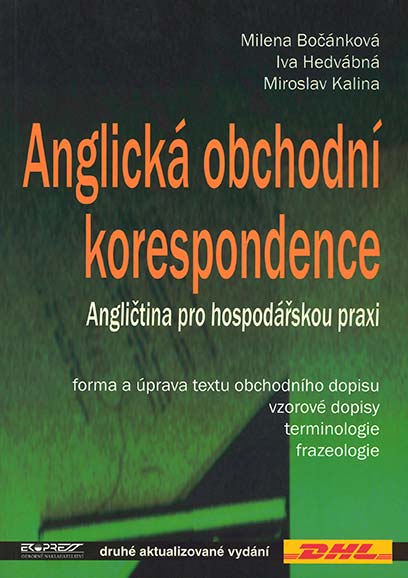 Anglická obchodní korespondence - Bočánková Milena